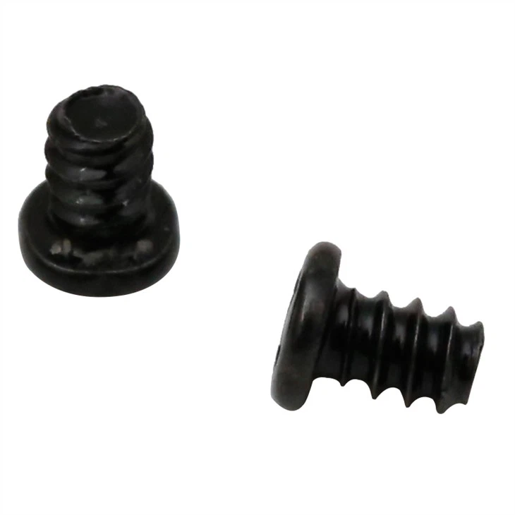 Black phillips flat head electronic tapping screws